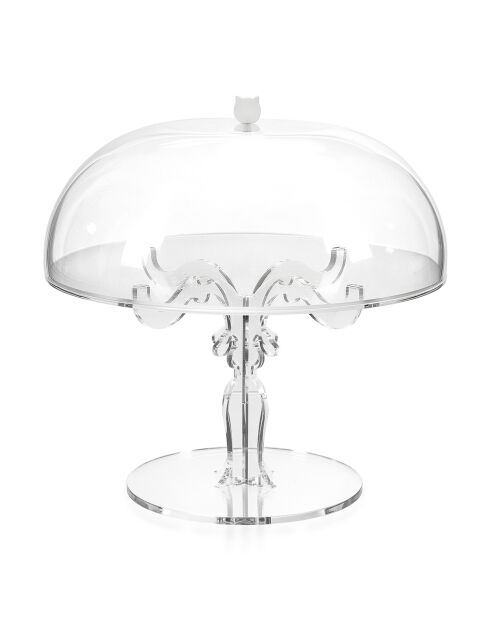 Bon Ton durchsichtiger Kuchenständer, 35 x 35 x 42 cm