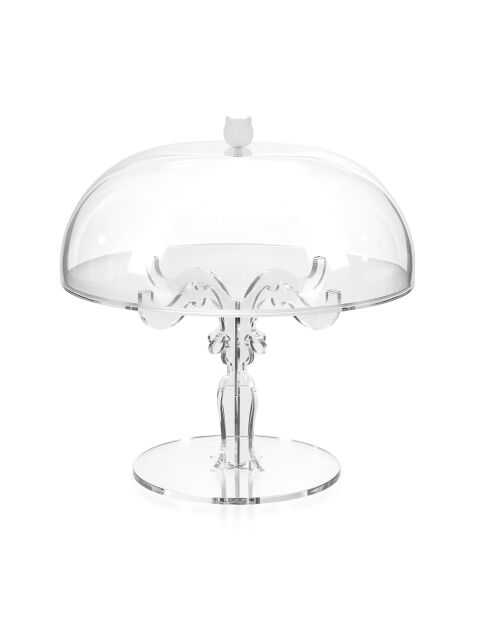 Présentoir à gâteaux Bon Ton transparent - 27x27x27 cm