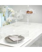 Présentoir à gâteaux Bon Ton transparent - 27x27x27 cm