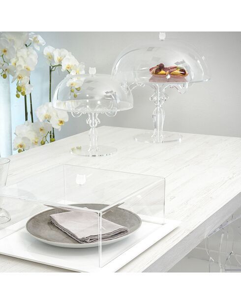 Présentoir à gâteaux Bon Ton transparent - 27x27x27 cm