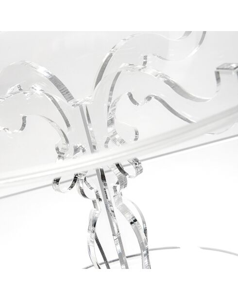 Présentoir à gâteaux Bon Ton transparent - 27x27x27 cm