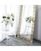 Table basse Arabesque blanche - D.36xH.42 cm