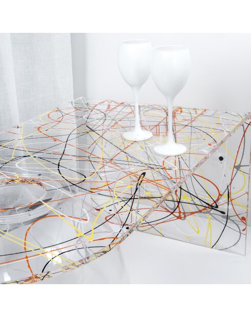 Table basse Arty multicolore - 90x48x40 cm