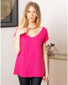 Top 100% Lin Acacia fuchsia
