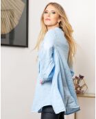 Chemise 100% Lin Jonquille bleu ciel