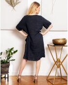 Robe 100% Lin Arum marine