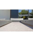 Gartenset Stockholm-TB300-CER ausziehbarer Tisch + 6 stapelbare Stockholm-CH-Stühle & 2 stapelbare Stockholm-FT-Sessel Anthrazitgrau