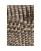 Montmartre 4-Sitzer-Gartenmöbel aus braunem geflochtenem Harz