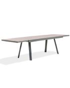 Tuintafel Stockholm met antracietgrijze verlenging