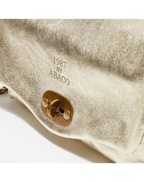 Gold Hero leren schoudertas - 26x14x7,5 cm