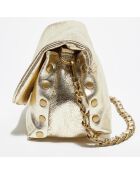 Gold Hero leren schoudertas - 26x14x7,5 cm