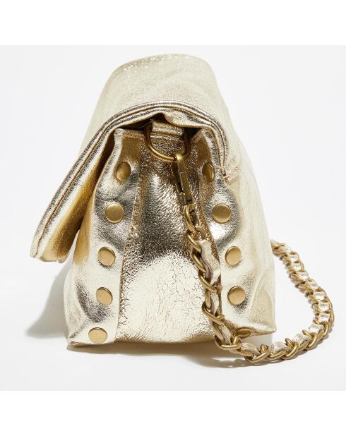 Gold Hero leren schoudertas - 26x14x7,5 cm