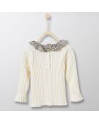 Pull collerette Liberty Katie & Millie écru