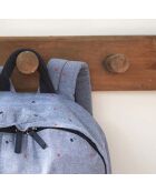 Sac à dos Chambray bleu chambray - 31x40x14 cm