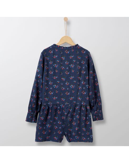 Combishort fluide imprimée Baies marine