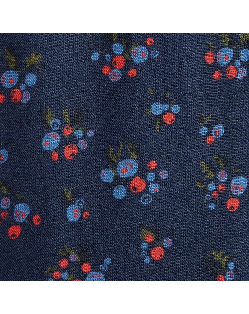 Combishort fluide imprimée Baies marine