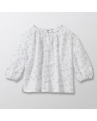 Blouse imprimée Cosmo blanche
