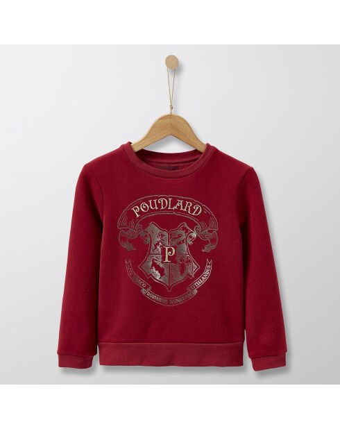 Sweat Harry Potter Poudlard bordeaux