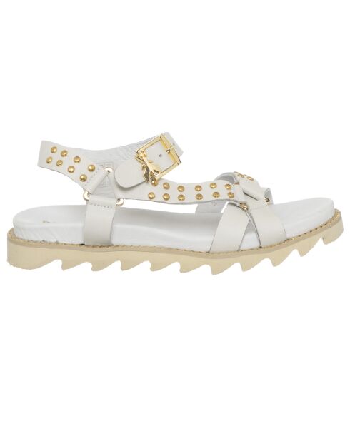 Sandales en Cuir Pasina beige/doré