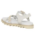 Sandales en Cuir Pasina beige/doré