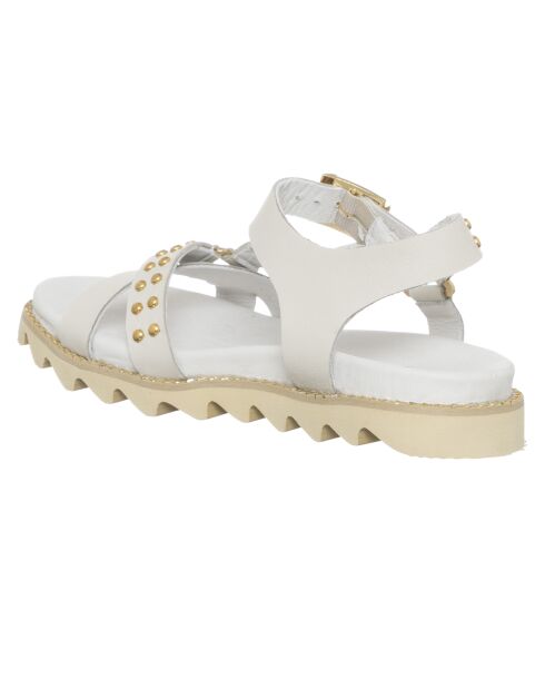Sandales en Cuir Pasina beige/doré