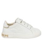 Sneakers en Cuir Soprasa blanc/doré