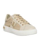 Navica roze/gouden sneakers van leer en textiel