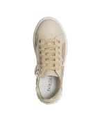 Navica roze/gouden sneakers van leer en textiel