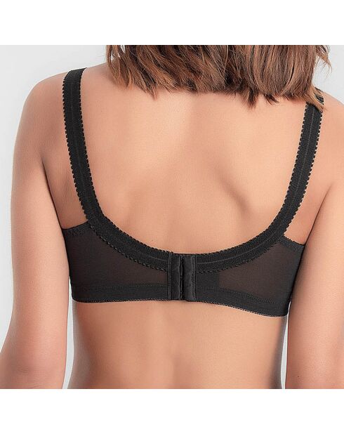 Soutien-Gorge sans armature Coeur Croisé noir