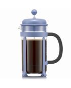 Cafetière à piston 8 tasses avec verseuse, couvercle et monture en plastique Java matisse - 1 L