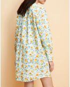 Robe-chemise imprimée Citrons multicolore