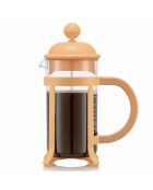 Cafetière à piston 3 tasses avec verseuse, couvercle et monture en plastique Java bellini - 0.35 L