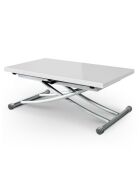 Carrera weiß lackierter ausziehbarer Couchtisch - 57x100 cm