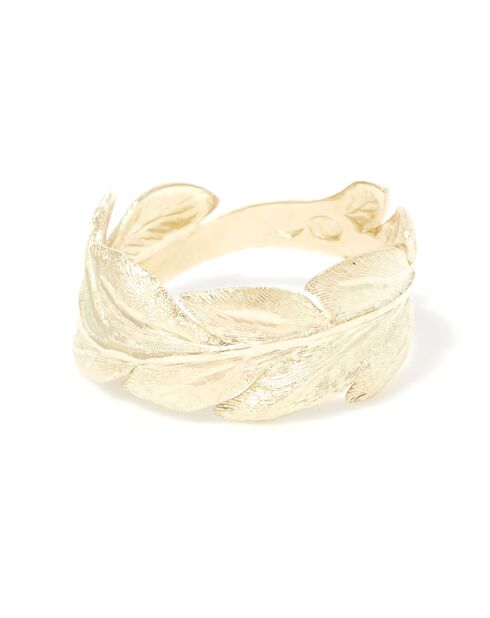 Anello Foresta in oro giallo