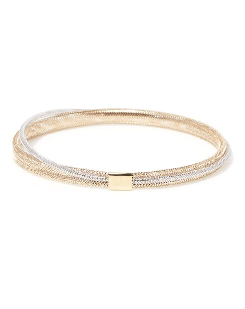 Bracelet Matera or bicolore