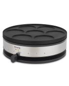 Crêpière 2-en-1 noire - 1500W