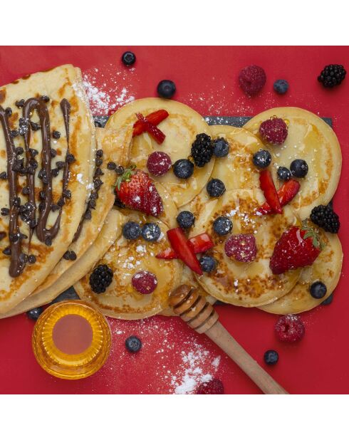 Crêpière 2-en-1 noire - 1500W
