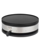 Crêpière 2-en-1 noire - 1500W