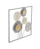 Panneau mural en fer Sqity multicolore - 50x3.8x50 cm