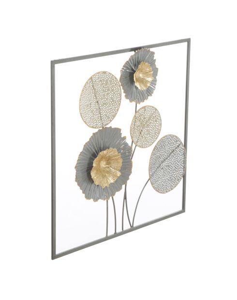 Panel de pared de hierro Sqity multicolor - 50x3,8x50 cm