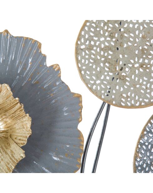 Panel de pared de hierro Sqity multicolor - 50x3,8x50 cm