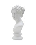Sculpture Femme Romaine blanche - 21.5x14.5x34 cm