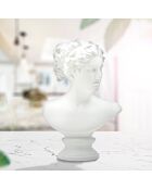 Sculpture Femme Romaine blanche - 21.5x14.5x34 cm