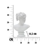 Sculpture Femme Romaine blanche - 21.5x14.5x34 cm