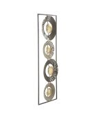 Panneau mural en fer Ring multicolore - 31x3x89.5 cm