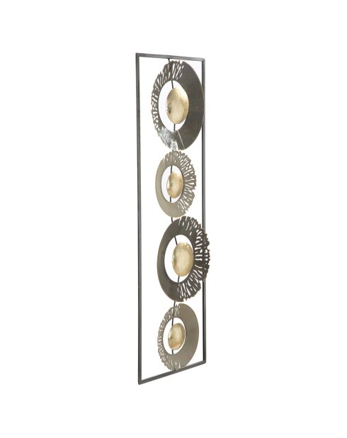 Panneau mural en fer Ring multicolore - 31x3x89.5 cm