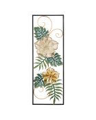 Panneau mural en fer Campur multicolore - 31x4x90 cm