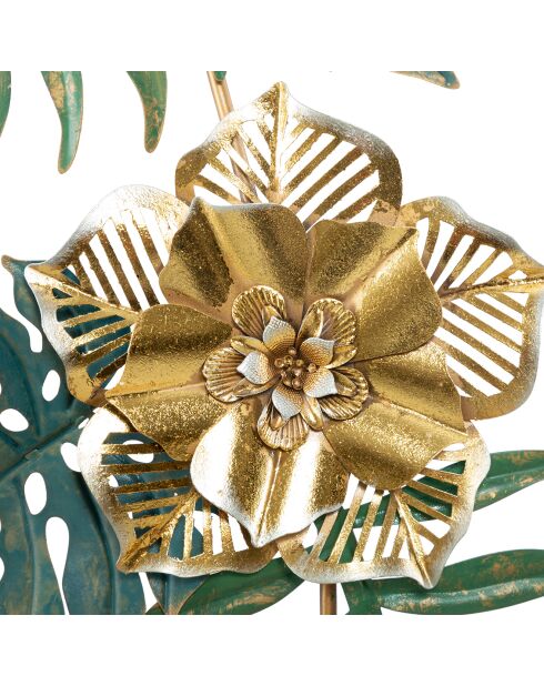 Panel de pared de hierro multicolor Campur - 31x4x90 cm