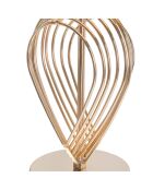 Lampe de table Maxt doré/noir - D.24x44 cm