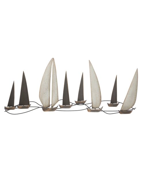 Panneau mural en fer Regatta multicolore - 119x3x51 cm